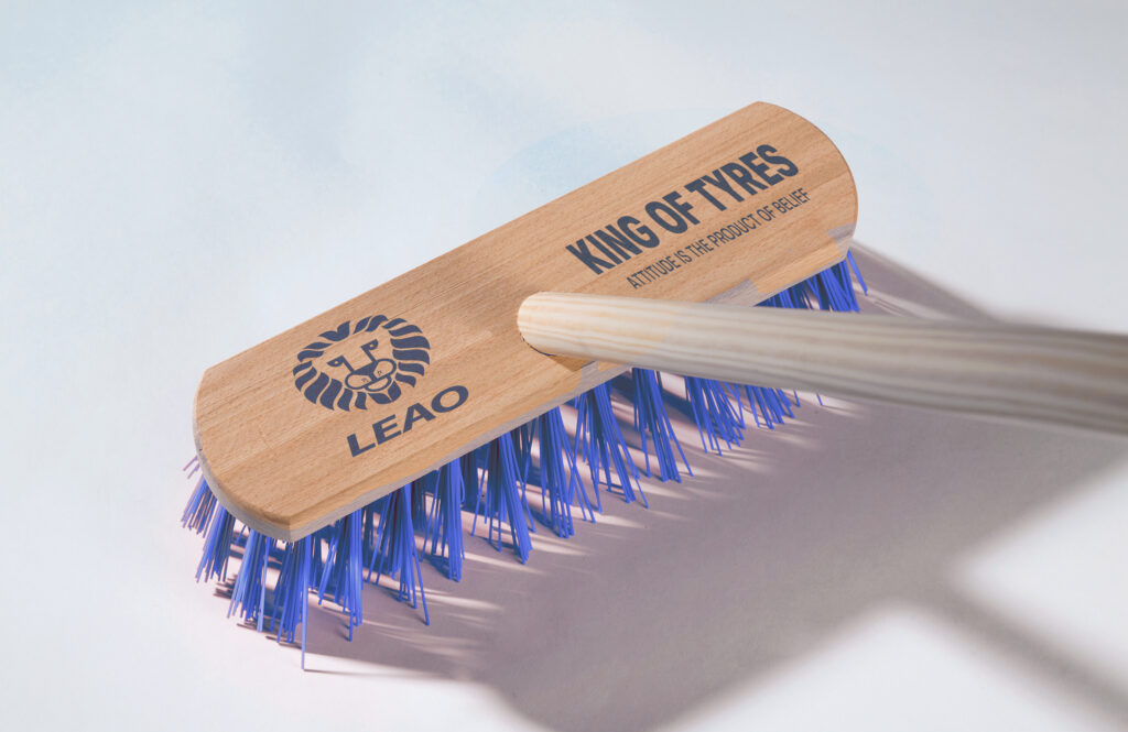 Foto - Borstels bedrukken met logo of opdruk